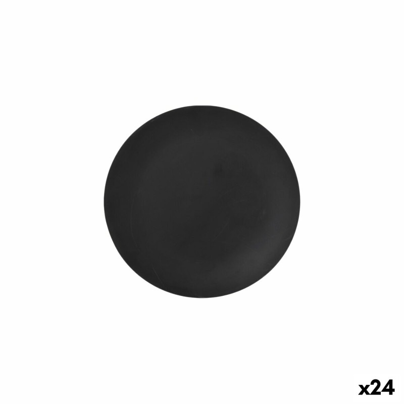 Piatto da Dolce La Mediterránea Nero 20 cm (24 Unità) Piatto da Dolce La Mediterránea Nero 20 cm (24 Unità)
