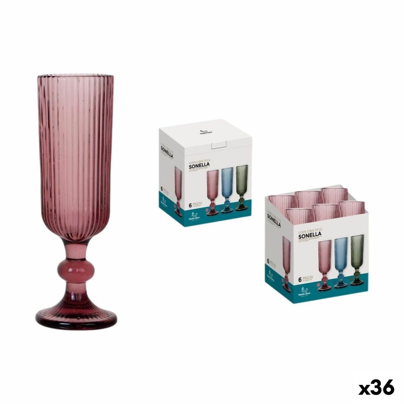 Calice da champagne Santa Clara Sonella Viola (36 Unità)