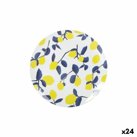 Piatto da pranzo La Mediterránea Limone 25,5 cm (24 Unità)