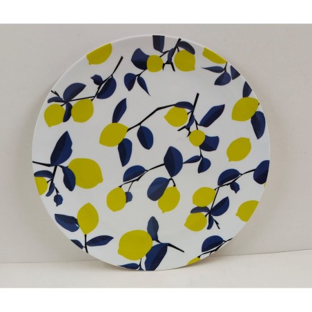 Piatto da pranzo La Mediterránea Limone 25,5 cm (24 Unità)