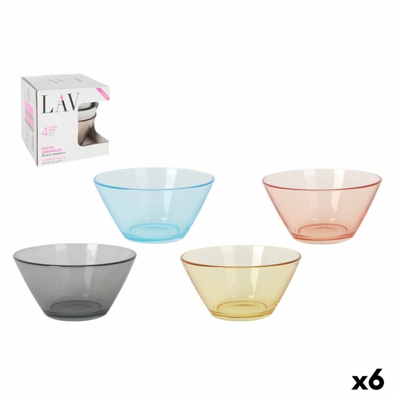 Ciotola per Aperitivi LAV 345 ml ø 12 x 6,1 cm 4 Pezzi (6 Unità) Ciotola per Aperitivi LAV 345 ml ø 12 x 6,1 cm 4 Pezzi (6 Unità)