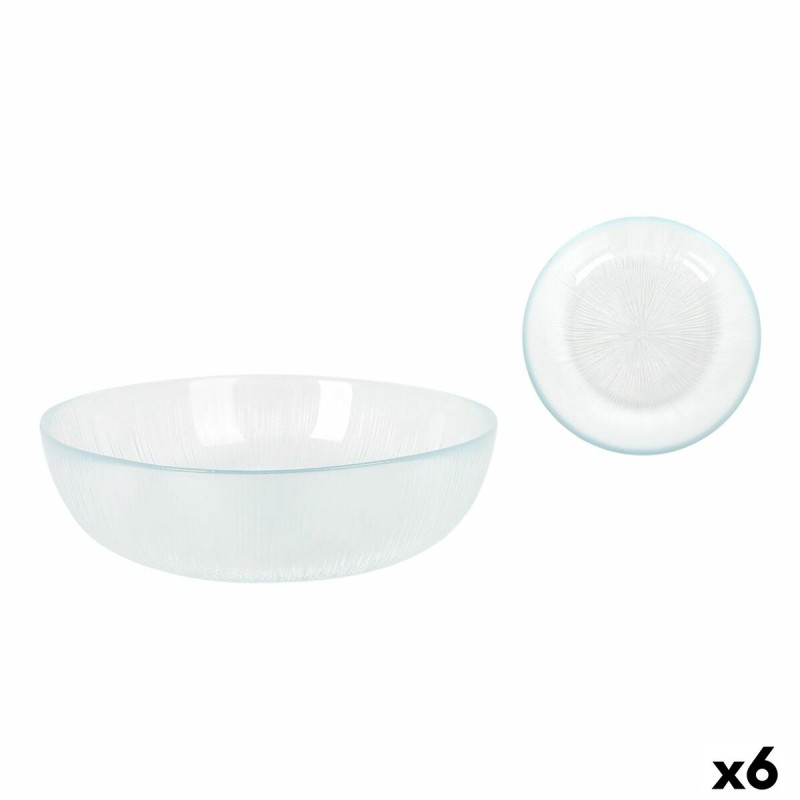 Piatto Fondo La Mediterránea Venezia Vetro Ø 18 cm (6 Unità) Piatto Fondo La Mediterránea Venezia Vetro Ø 18 cm (6 Unità)
