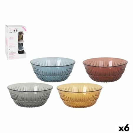 Ciotola per Aperitivi LAV Alinda 345 ml 12,3 x 5,1 cm 4 Pezzi (6 Unità)