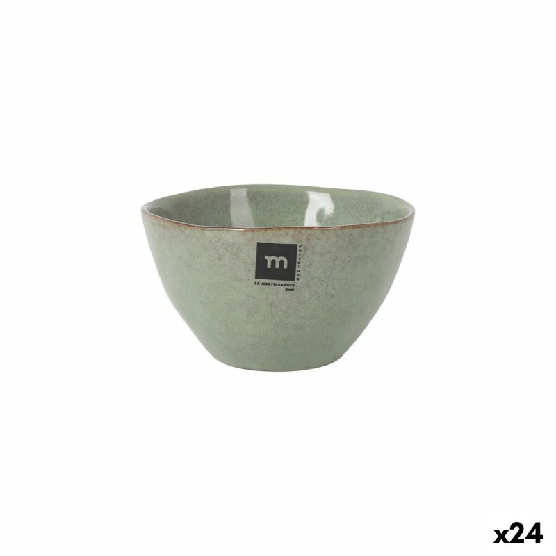 Ciotola La Mediterránea Macarella green Ø 14 cm 650 ml (24 Unità) Ciotola La Mediterránea Macarella green Ø 14 cm 650 ml (24 Unità)