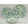 Piatto da Dolce La Mediterránea 20 cm Limone (24 Unità)