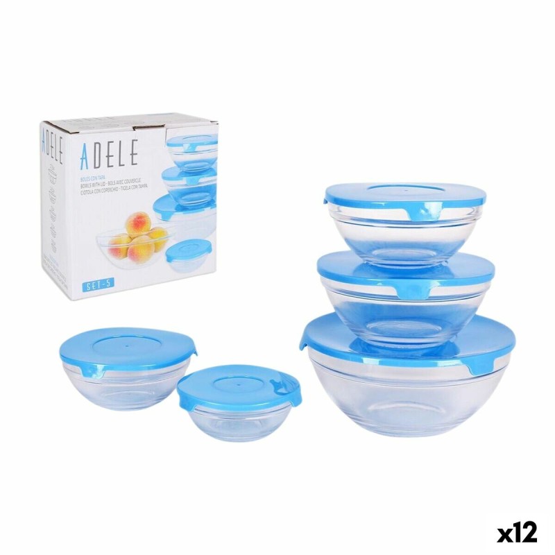 Set da Aperitivo Adele Azzurro 17 5 Pezzi (12 Unità) Set da Aperitivo Adele Azzurro 17 5 Pezzi (12 Unità)