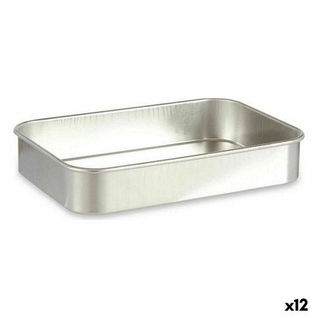 Pentola per arrosto Kinvara 100150 Argentato Alluminio 31 x 5,5 x 21,5 cm (12 Unità)
