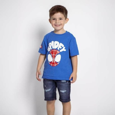 Maglia a Maniche Corte per Bambini Spidey 6 Anni