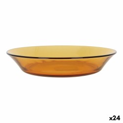 Piatto Fondo Duralex Lys Ambra 19,5 cm (24 Unità)