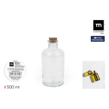 Bottiglia di Vetro La Mediterránea 500 ml 0,5 L (16 Unità)