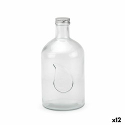 Bottiglia di Vetro La Mediterránea Metallo Vetro 1,4 L (12 Unità)