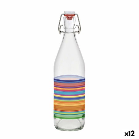Bottiglia di Vetro La Mediterránea Vetro 1 L (12 Unità)