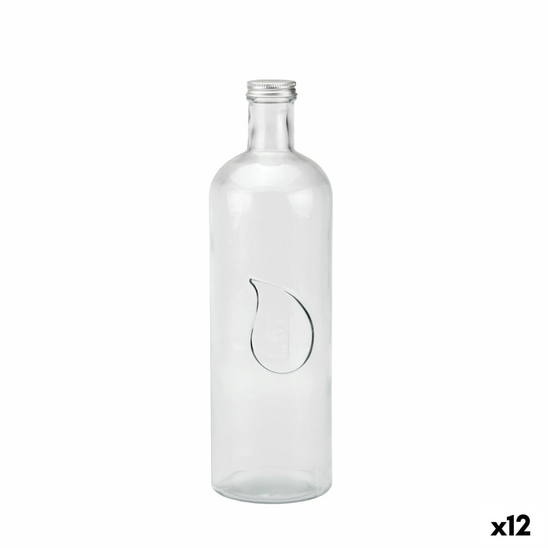 Bottiglia di Vetro La Mediterránea Metallo Vetro 1,6 L (12 Unità) Bottiglia di Vetro La Mediterránea Metallo Vetro 1,6 L (12 Unità)
