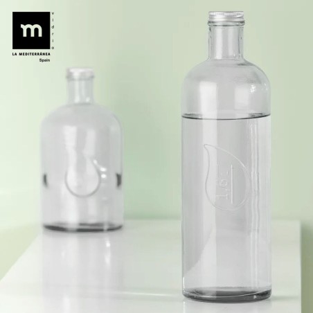 Bottiglia di Vetro La Mediterránea Metallo Vetro 1,6 L (12 Unità)