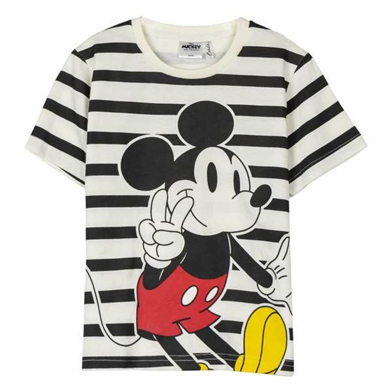 Maglia a Maniche Corte per Bambini Mickey Mouse Maglia a Maniche Corte per Bambini Mickey Mouse