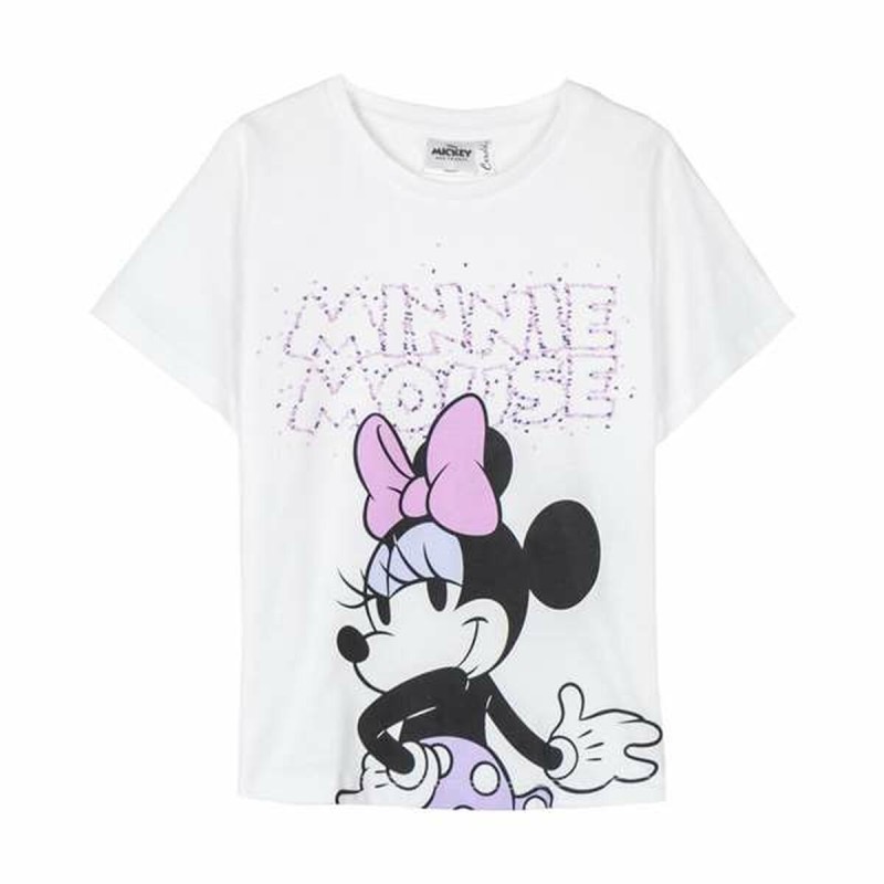 Maglia a Maniche Corte per Bambini Minnie Mouse 5 Anni Maglia a Maniche Corte per Bambini Minnie Mouse 5 Anni