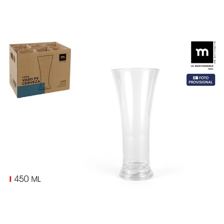 Bicchieri da Birra La Mediterránea 0,45 L (24 Unità)