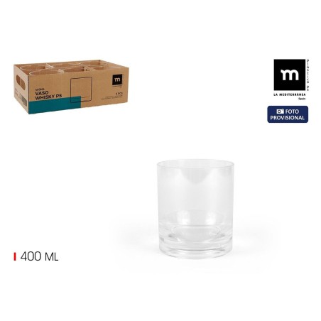 Bicchiere di whisky La Mediterránea 0,4 l (24 Unità)