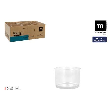 Bicchieri da Birra La Mediterránea 0,24 l (24 Unità)