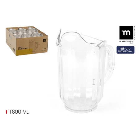 Boccale di Birra La Mediterránea 1,8 L (24 Unità)
