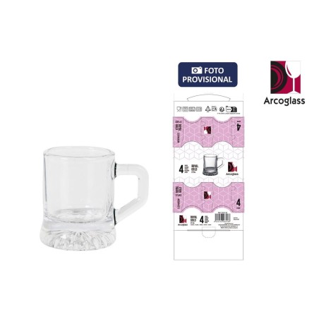 Set di Bicchierini da Chicchetto La Mediterránea Royal gold 4 Pezzi (24 Unità)