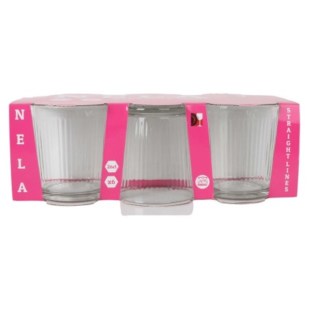Set di Bicchieri La Mediterránea STRAIGHT 6 Pezzi (6 Unità)