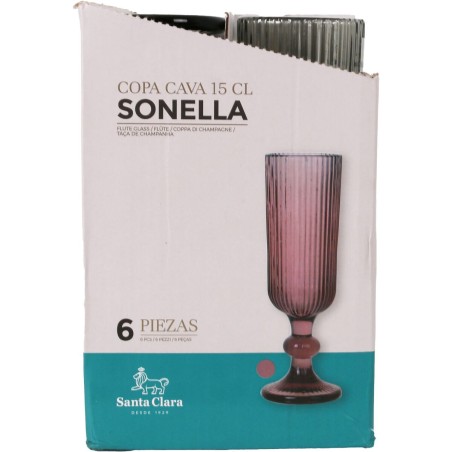 Calice da champagne Santa Clara Sonella Verde (36 Unità)