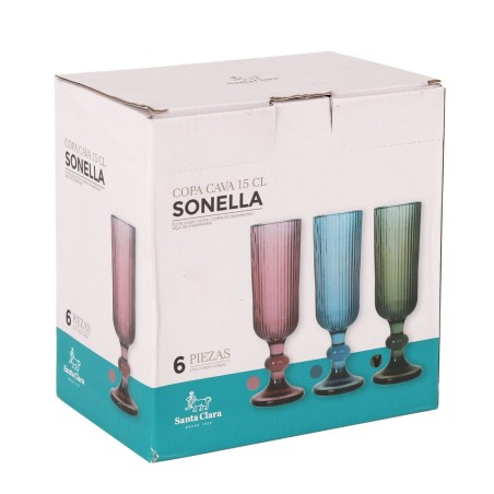 Calice da champagne Santa Clara Sonella Verde (36 Unità)