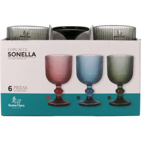 Calice da champagne Santa Clara Sonella Verde (36 Unità)