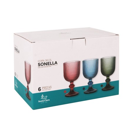 Calice da champagne Santa Clara Sonella Verde (36 Unità)