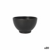 Ciotola Azofra Nero 15 x 15 x 9 cm (20 Unità)
