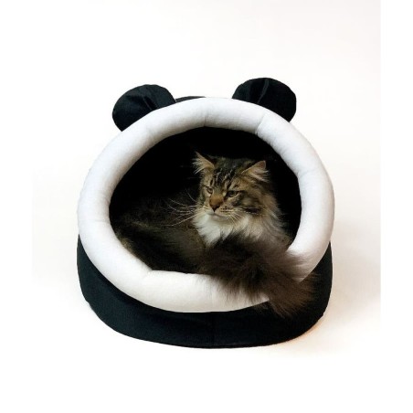 Letto per animali domestici GO GIFT Bianco Nero 40 x 4 x 45 cm