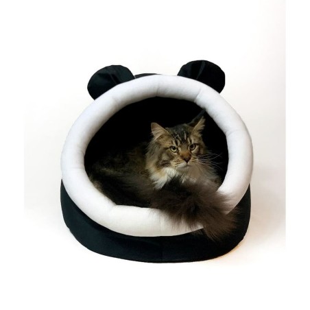 Letto per animali domestici GO GIFT Bianco Nero 40 x 4 x 45 cm