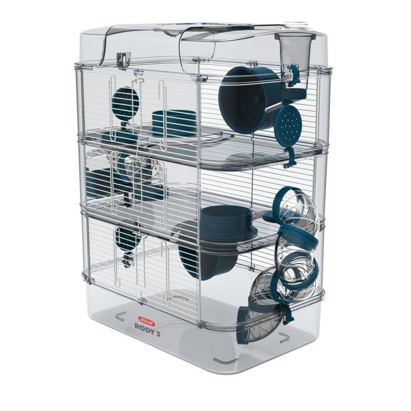 Gabbia Zolux Rody3 Metallo Plastica 41 x 36 x 27 cm (1 Pezzi) Gabbia Zolux Rody3 Metallo Plastica 41 x 36 x 27 cm (1 Pezzi)