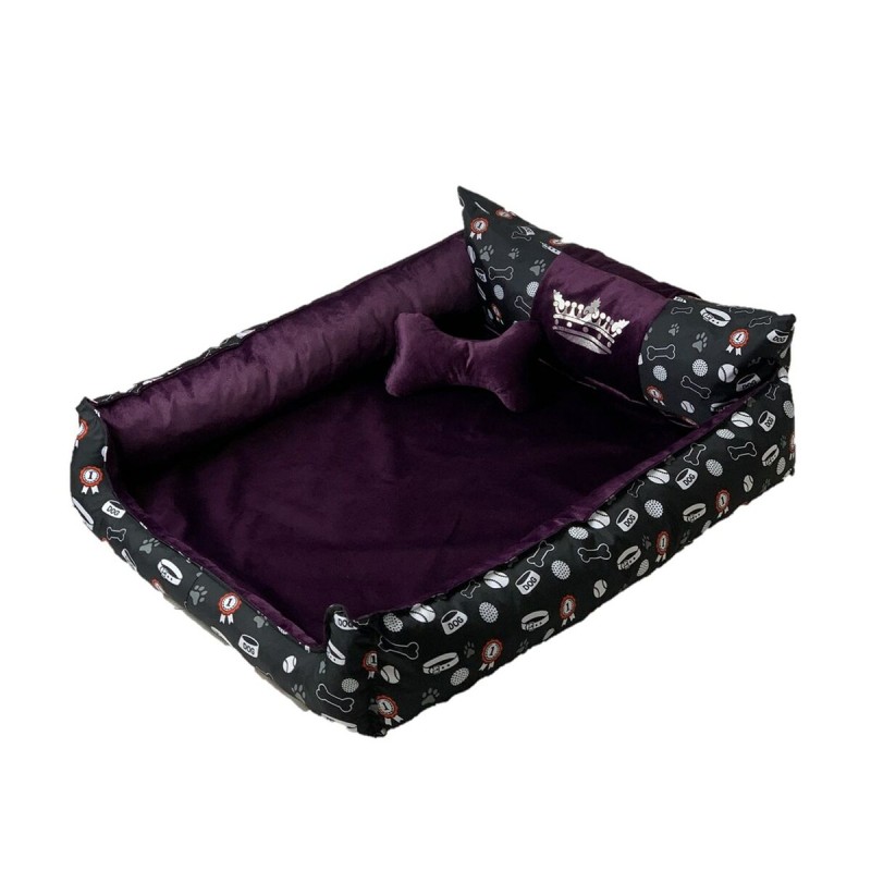 Letto per animali domestici GO GIFT L Porpora 90 x 16 x 50 cm Letto per animali domestici GO GIFT L Porpora 90 x 16 x 50 cm