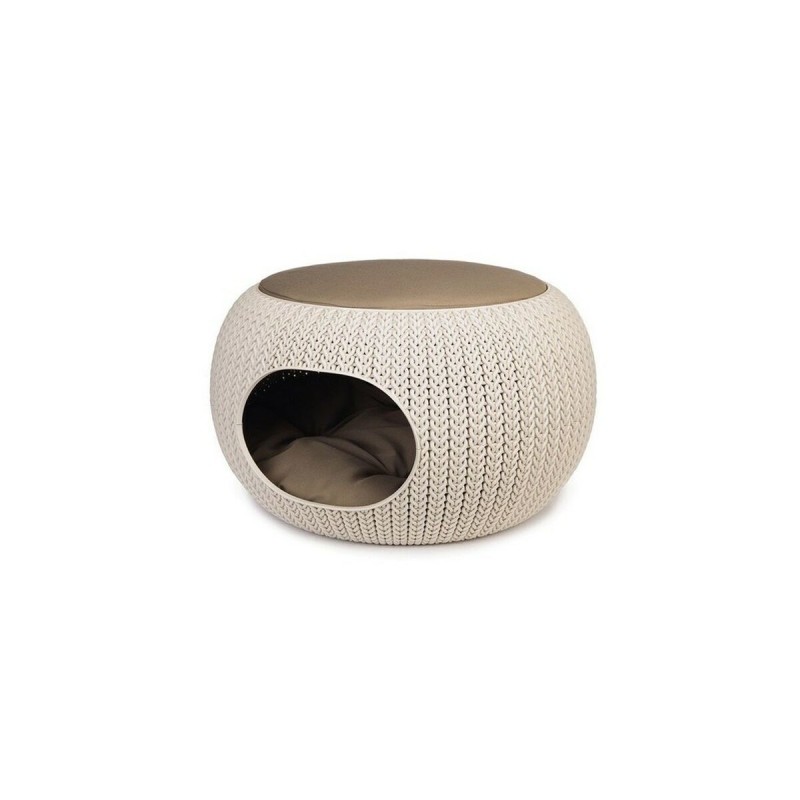 Letto per Gatti Curver Knit Beige Sabbia 6,7 x 32,5 x 6,7 cm Letto per Gatti Curver Knit Beige Sabbia 6,7 x 32,5 x 6,7 cm