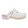 Zoccoli Scholl Clog Bianco