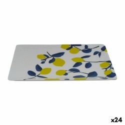 Vassoio per aperitivi La Mediterránea Limone 20 x 13 x 2 cm (24 Unità)