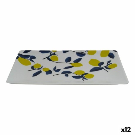 Vassoio per aperitivi La Mediterránea Limone 25 x 15 x 2 cm (12 Unità)