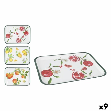 Vassoio La Mediterránea 42 x 31 cm Frutta 9 Unità