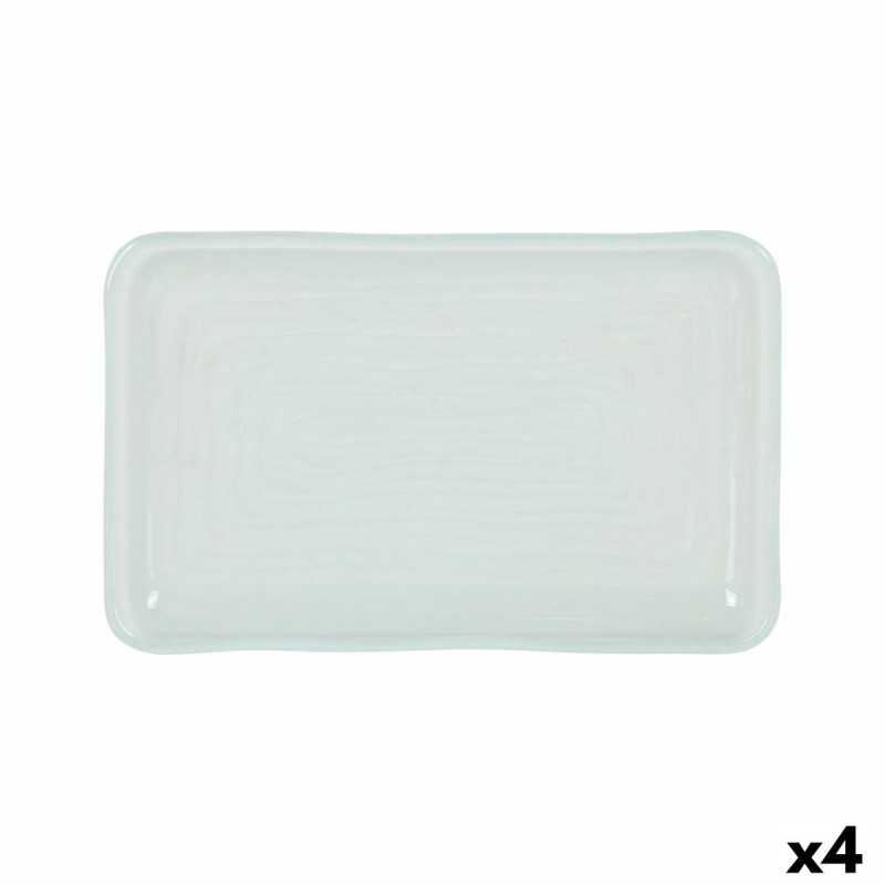 Vassoio per aperitivi Rettangolare 30 x 14 cm (6 Unità) Vassoio per aperitivi Rettangolare 30 x 14 cm (6 Unità)