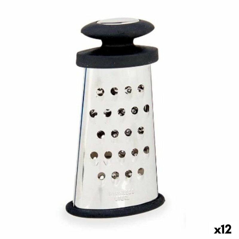 Grattugia Kinvara KT1210376 Nero Argentato Acciaio inossidabile TPR 9 x 15,5 x 4,2 cm (12 Unità) Grattugia Kinvara KT1210376 Nero Argentato Acciaio inossidabile TPR 9 x 15,5 x 4,2 cm (12 Unità)