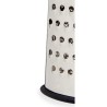 Grattugia Kinvara KT1210376 Nero Argentato Acciaio inossidabile TPR 9 x 15,5 x 4,2 cm (12 Unità)