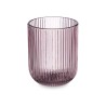 Bicchiere Righe Rosa Cristallo 270 ml (6 Unità)