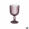 Calice per vino Righe Grigio Vetro 260 ml (6 Unità)