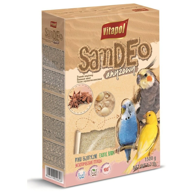 Mangime per uccelli Vitapol Samdeo 1,5 Kg Anice Mangime per uccelli Vitapol Samdeo 1,5 Kg Anice