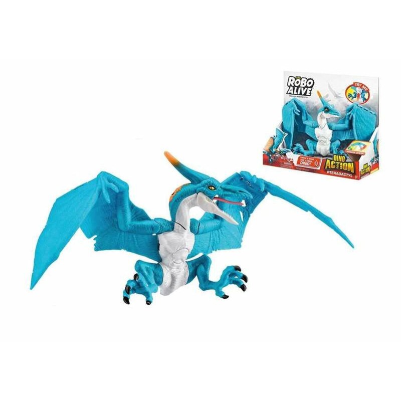 Dinosauro Zuru Robo Alive: Dino Action Pterodactyl Celeste Statuetta Articolata Dinosauro Zuru Robo Alive: Dino Action Pterodactyl Celeste Statuetta Articolata
