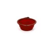 Ciotola Pieghevole per Animali Domestici Gloria Rosso Silicone Alluminio 550 ml