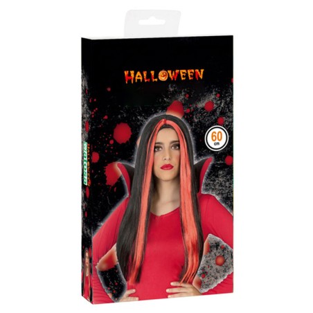 Parrucca Halloween Rosso