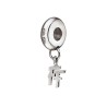 Perlina Donna Folli Follie 1P16F011 Argentato 1 cm